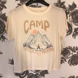 🚫 SOLD ON MERCARI “Camp" Crop Top